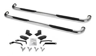 Go Rhino 4000 Series 3" Round Tube Side Steps - Cab Length: Fits Dodge / Ram 2500 & 3500 (02-26)