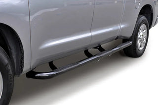 Go Rhino 6000 Series One-Piece Wheel-to-Wheel Side Steps (BLACK): Dodge / Ram 2500 & 3500 (02-26)