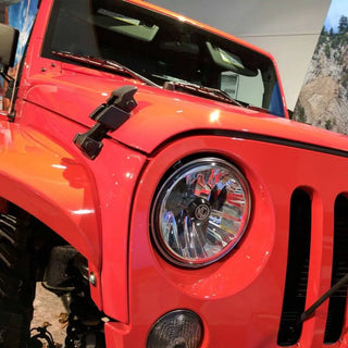 KC HiLiTES Gravity LED 7" Headlights (FRONT): Jeep Wrangler JK 2007-2018