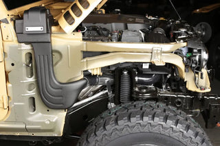 Rugged Ridge XHD Low-Mount Snorkel: Jeep Wrangler (07-18) / Grand Cherokee (05-10)
