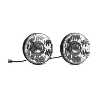 KC HiLiTES Gravity LED Pro 7" Headlights (F&R): Jeep Wrangler JL 2018-26 / Gladiator JT 2020-24