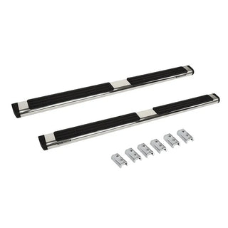 Go Rhino 6in OE Xtreme SS SideSteps Kit w/ Brackets (F&R): Fits Dodge / Ram 1500 (02-18)