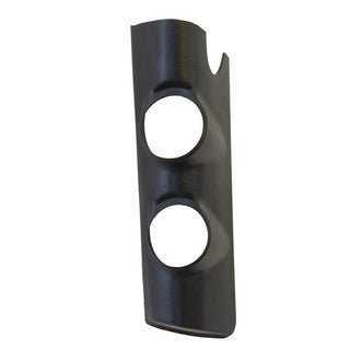 AutoMeter 2-1/16in Dual Replacement Pillar Gauge Pod: Jeep Wrangler (07-18) - Black