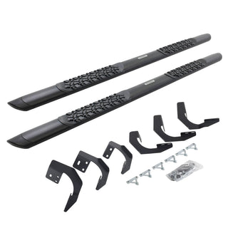 Go Rhino Vertex V3 Aluminum Side Steps w/ Brackets: Ram 1500 / 1500 Classic (11-24) - Black