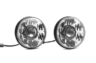 KC HiLiTES Gravity LED Pro 7" Headlights (FRONT): Jeep Wrangler JK 2007-2018