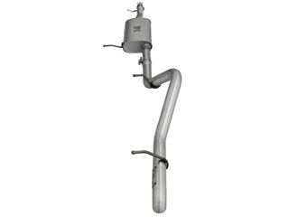 AFE Scorpion Aluminized Steel Cat-Back Exhaust System: Jeep Wrangler JK 2007 - 2018 (3.6L & 3.8L V6 4-Door Models)
