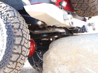 AFE Scorpion Aluminized Steel Cat-Back Exhaust System: Jeep Wrangler JK 2007 - 2018 (3.6L & 3.8L V6 4-Door Models)