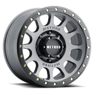 Method Wheels 305 / NV / Titanium - Matte Black Lip | 17x8.5 | 8x6.5 | 0/4.75"