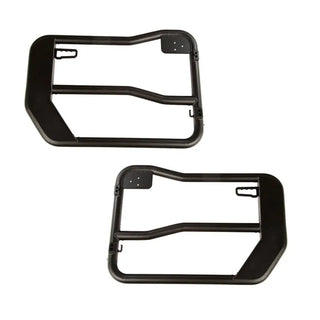 Rugged Ridge Front Fortis Tube Doors with Mirrors (PAIR): Jeep Wrangler JL / Gladiator JT 2018-26 / 20-24