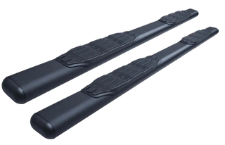 Go Rhino 1000 Series 5" Textured Black Side Steps: Jeep Wrangler (07-26)