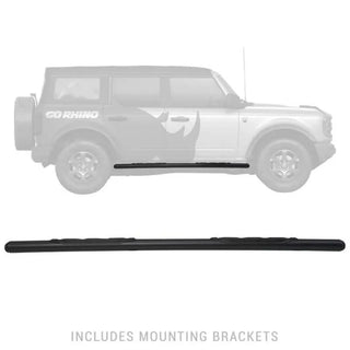 Go Rhino 1000 Series 5" Textured Black Side Steps: Jeep Wrangler (07-26)