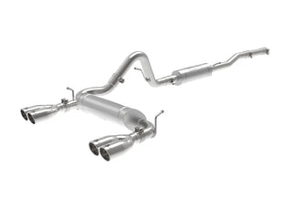 aFe Vulcan Series Cat-Back Exhaust Quad Polished Tips (REAR): Jeep Wrangler JK 2007-2018 3.8/3.6L