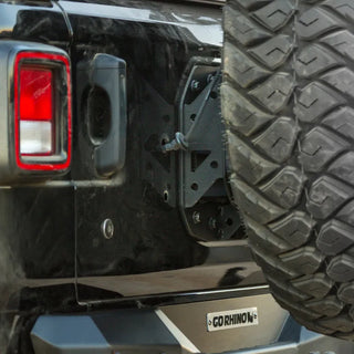 Go Rhino Rockline Spare Tire Relocation Kit: Fits Most Jeep Wrangler Models (2007-2026)