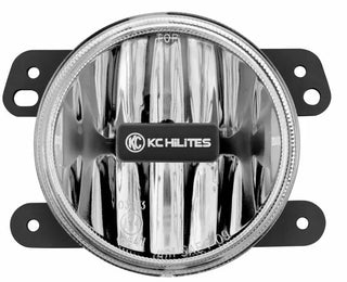 KC HiLiTES 4" Gravity LED G4 SAE Fog Light (FRONT): Jeep Wrangler JK 2010-2018