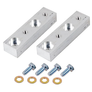 Synergy Billet Aluminum Rear Sway Bar Drop Bracket Kit 1.0in Drop (REAR): Jeep Wrangler 07-18