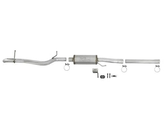 aFe Scorpion 2.5" Cat-Back Exhaust System Hi-Tuck (REAR): Jeep Wrangler JK 2007-2018 3.8/3.6L