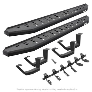Go Rhino RB20 Running Board Kit w/ Brackets & Drop Steps: Fits Jeep Wrangler (07-26)