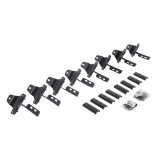 Go Rhino Mounting Brackets for Running Boards: Fits Jeep Gladiator (18-26) - Textured Black