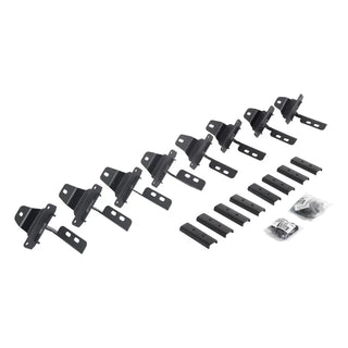 Go Rhino Mounting Brackets for Running Boards: Fits Jeep Gladiator (18-26) - Textured Black