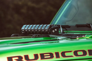 Rigid Industries 20" Adapt Hood Light Mount (FRONT): Jeep Wrangler JL 2018-26 / Gladiator JT 2020-25