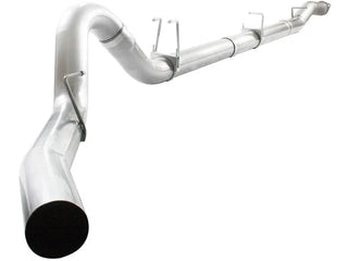 aFe Atlas 5" Aluminized Steel DPF-Back Exhaust Black Tip (REAR): RAM 2500 / 3500 2013-2018 6.7L Crew Cab
