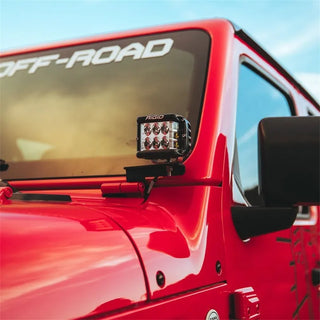 Rigid Industries A-Pillar Mount Kit (FRONT): Jeep Wrangler JL 2018-26 / Gladiator JT 2020-25