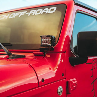 Rigid Industries A-Pillar Mount Kit (FRONT): Jeep Wrangler JL 2018-26 / Gladiator JT 2020-25