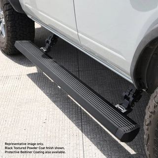 Go Rhino VoltStep Electric Running Board Kit (4DR): Jeep Wrangler (07-18) w/ Bedliner Coating