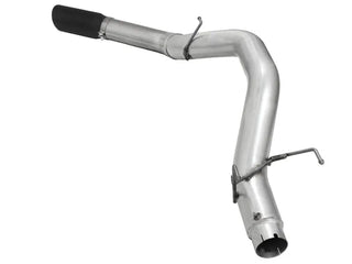 aFe Atlas 5" Aluminized Steel DPF-Back Exhaust Black Tip (REAR): RAM 2500/3500 2013-2018 6.7L