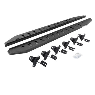 Go Rhino RB20 Slim Line Running Boards Kit w/ Brackets (F&R): Jeep Wrangler (07-26)