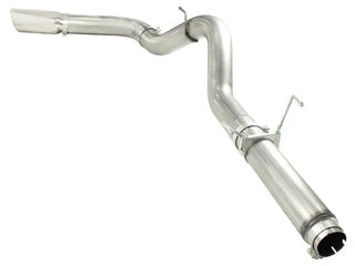 aFe Atlas 5" Aluminized Steel DPF-Back Exhaust System Polished Tip (REAR): RAM 2500/3500 6.7L 2007.5-2012