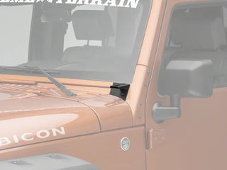Raxiom Axial Series Windshield Pillar Light Brackets: Jeep Wrangler (07-18)