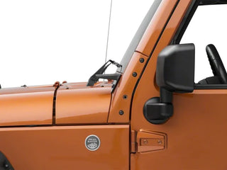 Raxiom Axial Series Windshield Pillar Light Brackets: Jeep Wrangler (07-18)