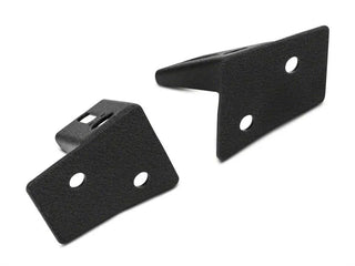 Raxiom Windshield Mounted Light Brackets: Fits Most Jeep Wrangler Models (2007-2018) - Black
