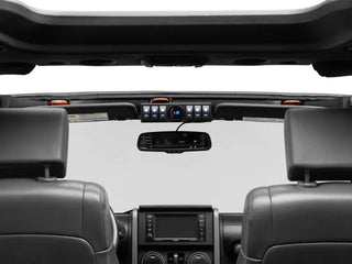 Raxiom Control Box with Switch Panel: Fits Most Jeep Wrangler Models (2007-2018)