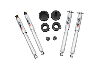 Belltech 2.5" Leveling Kit w/ Street Perf Shocks (F&R): Jeep Wrangler Unlimited JK 2007-2018