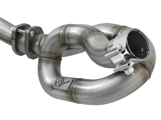 aFe Twisted Steel Y-Pipe 2"-2.5" Exhaust System (F&R): Jeep Wrangler Unlimited JK 2012-2018 3.6L