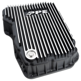 PPE HD Cast Aluminum Transmission Pan w/ Deep Spin-On Filter: Fits Dodge/Ram 2007-2024 6.7L Cummins 68RFE