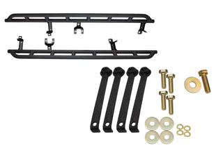 Fishbone Offroad Rocker Guards: Jeep Wrangler / Gladiator (18-26) - Black Textured