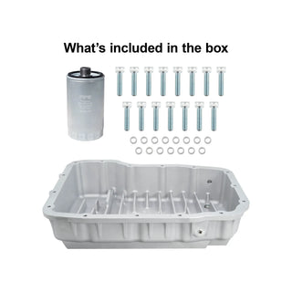 PPE Transmission Pan: Dodge Ram (07-24) 6.7L Cummins 68RFE Heavy-Duty Cast Aluminum