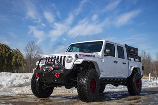 Fishbone Offroad Rocker Guards: Jeep Wrangler / Gladiator (18-26) - Black Textured