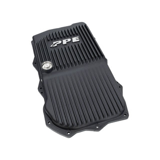 PPE HD Cast Aluminum Transmission Pan: Jeep Wrangler / Gladiator 2018-2025 w/ Filter - Black