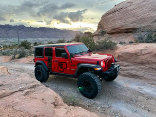 Progressive STR47 2.0" Remote Reservoir Shocks (FRONT): Jeep Wrangler JK 2007-2018 3.5-5" Lift