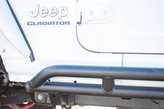 Fishbone Offroad Rocker Guards: Jeep Wrangler / Gladiator (18-26) - Black Textured