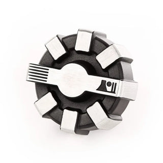 Rugged Ridge Brushed Aluminum Elite Fuel Cap: Jeep Wrangler / Gladiator (97-26)