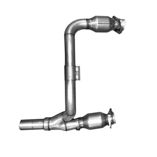 BBK 1.625" Long Tube Exhaust Headers Silver Ceramic (F&R): Jeep Wrangler JK 2007-2011 3.8L