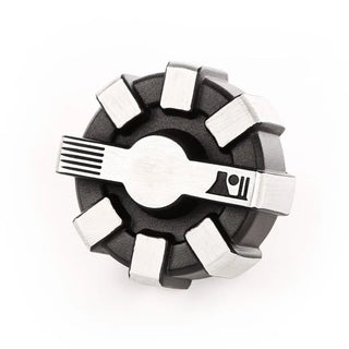 Rugged Ridge Brushed Aluminum Elite Fuel Cap: Jeep Wrangler / Gladiator (97-26)