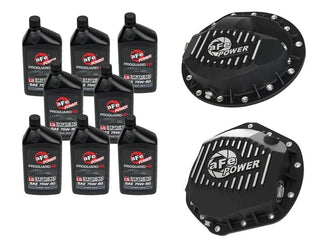 aFe Power Front & Rear Diff Guard Package w/ Oil: Dodge / RAM 2500/3500 2003-2013 5.9/6.7L Cummins