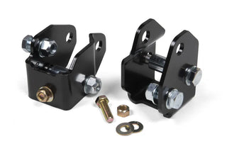 JKS Manufacturing Front Shock Relocation Brackets 2in Extension (FRONT): Jeep Wrangler JL 2018-2024 / Gladiator JT 2018-2024