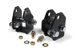 JKS Manufacturing Front Shock Relocation Brackets 2in Extension (FRONT): Jeep Wrangler JL 2018-2024 / Gladiator JT 2018-2024